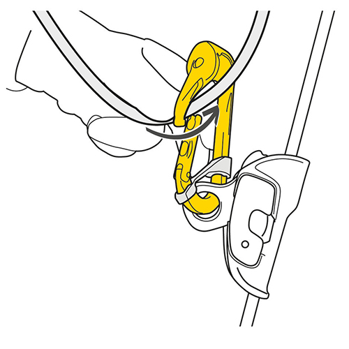 کارابین اتوماتیک قرقره دار  Petzl Rollclip
