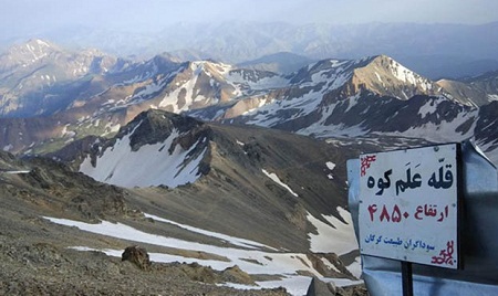 علم کوه، فنی ترین قله ایران